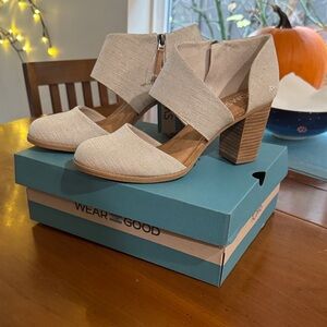 Toms Milan Cream Boots